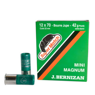 SUPER MATCH Cartouche VERTE Mini Magnum BJ Cal.12X70