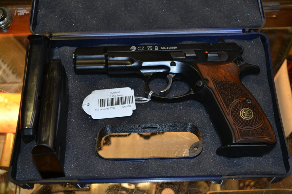 PISTOLET CZ 75B OCCASION armurerie bernizan armurerie bayonne