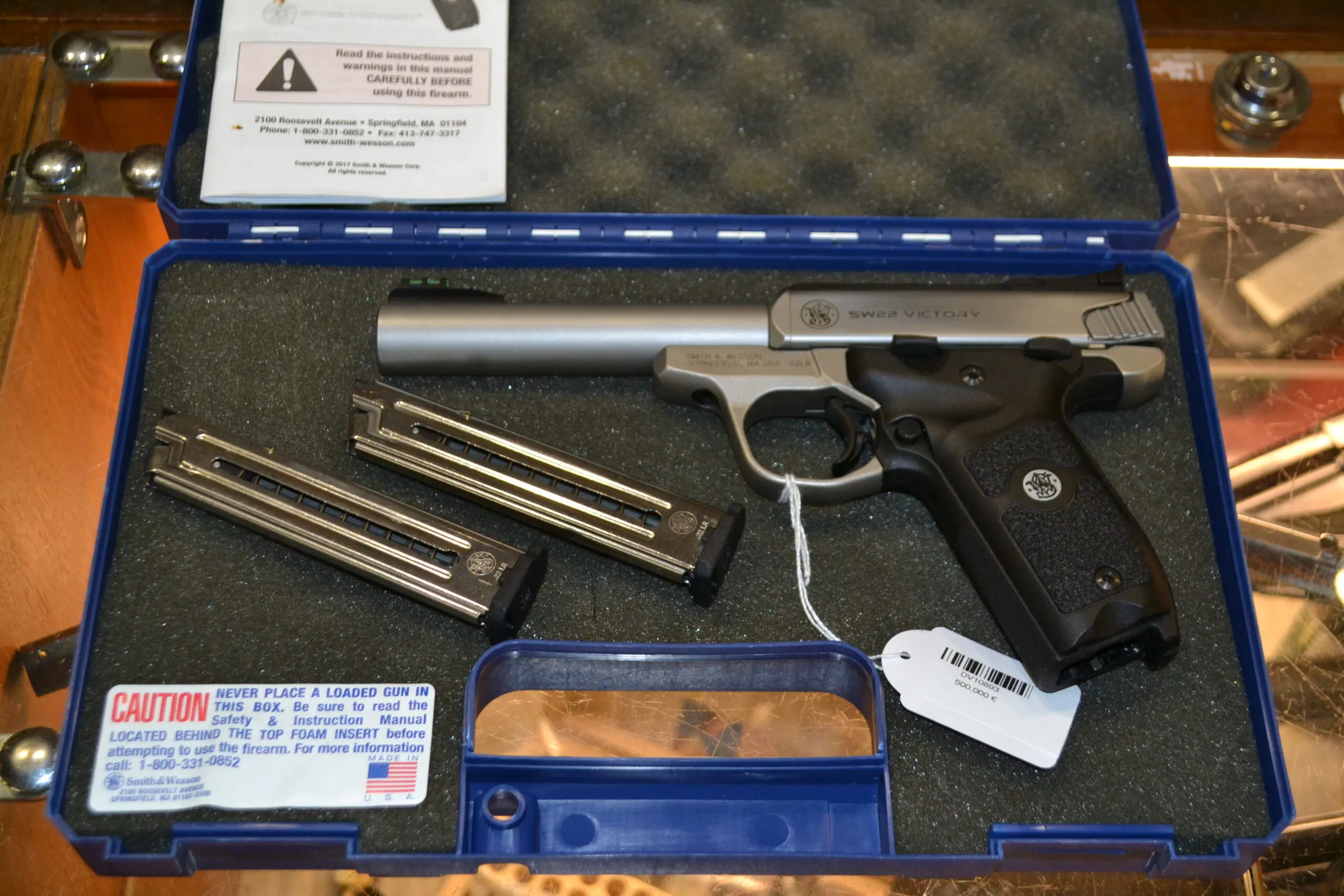 Smith &Wesson VICTORY 22LR ARMURERIE BERNIZAN -ARMURERIE BAYONNE