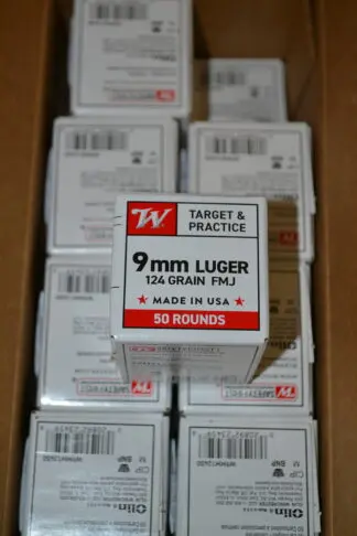 Munitions WINCHESTER 9x19mm ARMURERIE BERNIZAN BAYONNE
